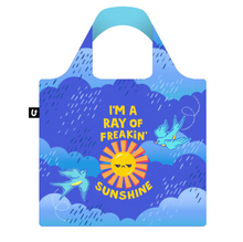 Load image into Gallery viewer, Folding Tote Bag, I’m A Ray of Freakin’ Sunshine
