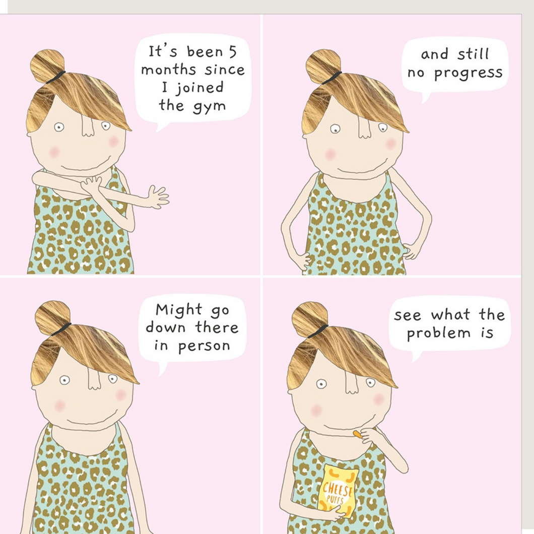 Greeting Card, Rosie Made a Thing, No Progress