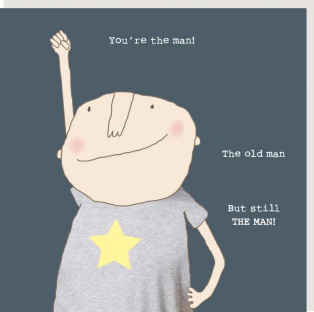 Greeting Card, Rosie Made a Thing, the Man