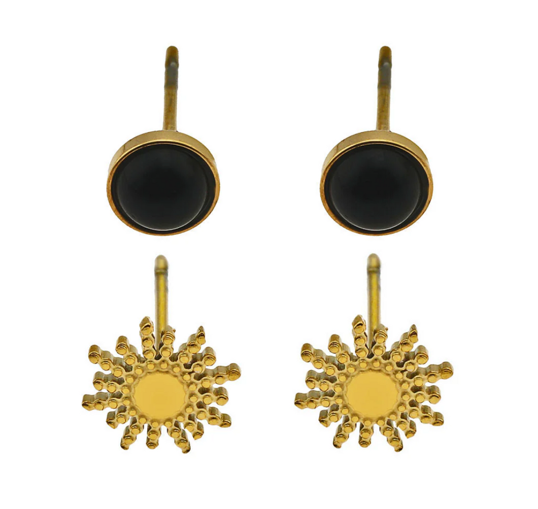 Hackney Nine, Aspen, Black Turquoise Stones