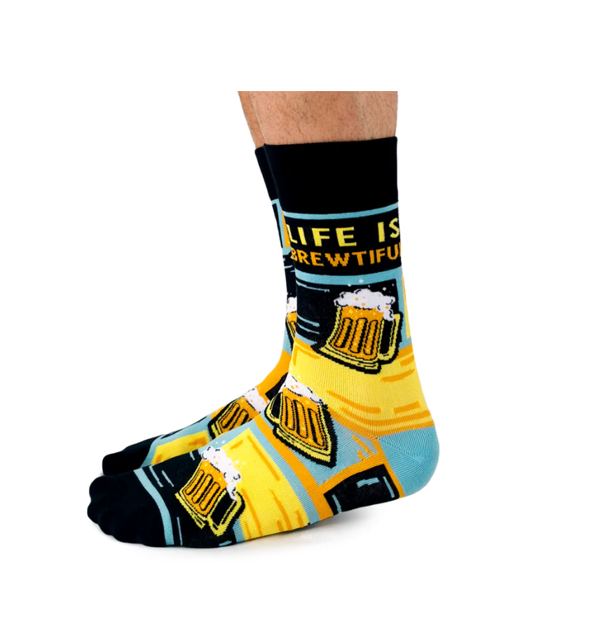 Mens Socks, Life is Brewtiful