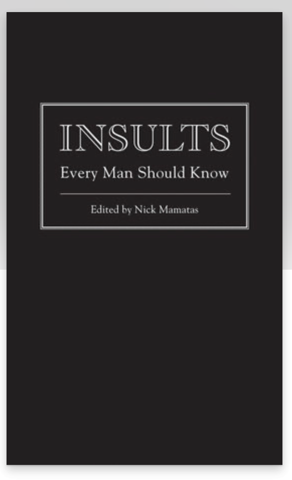 Book, Insults Every Man Should Know