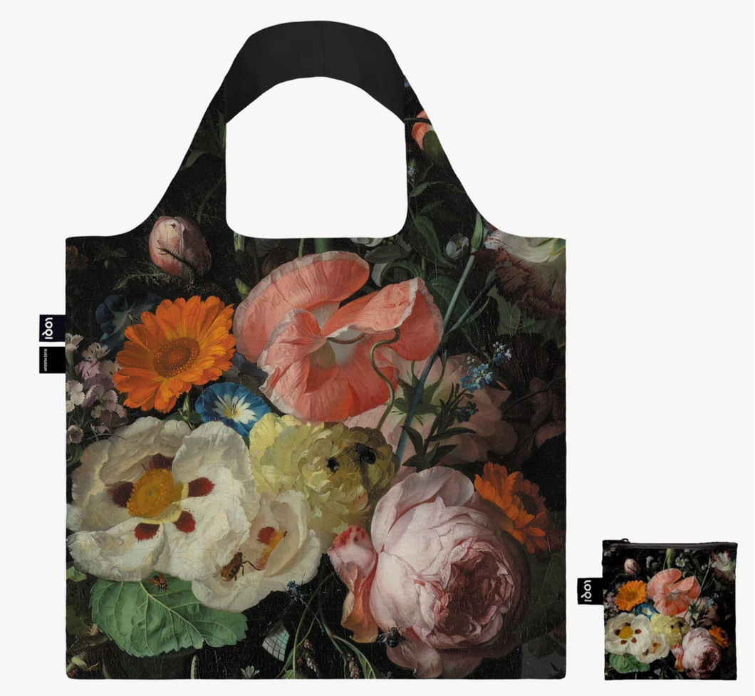LOQI Bags, Rachel Ruysch- Still Life With Flowers