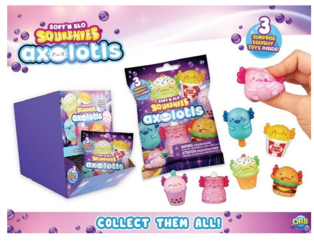 ORB, Soft’n Slo Squishies, axolotl