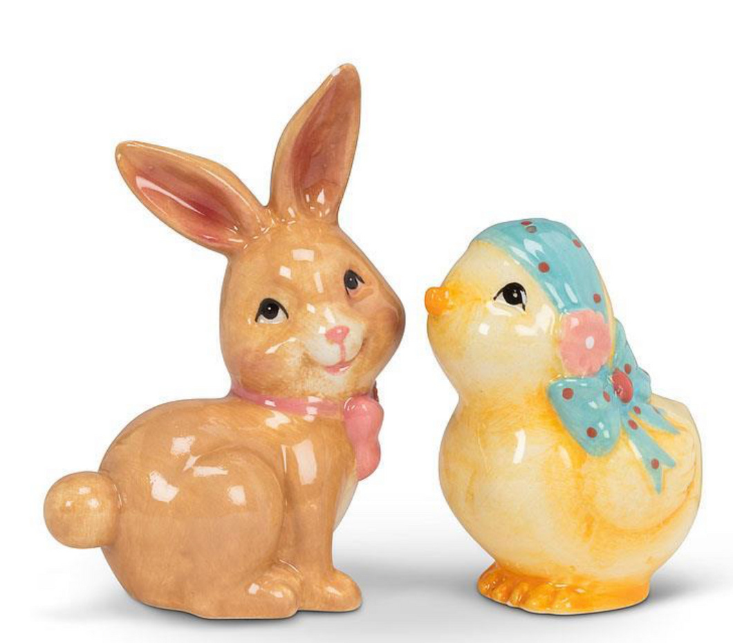 Salt & Pepper Shaker, Bunny and Chick