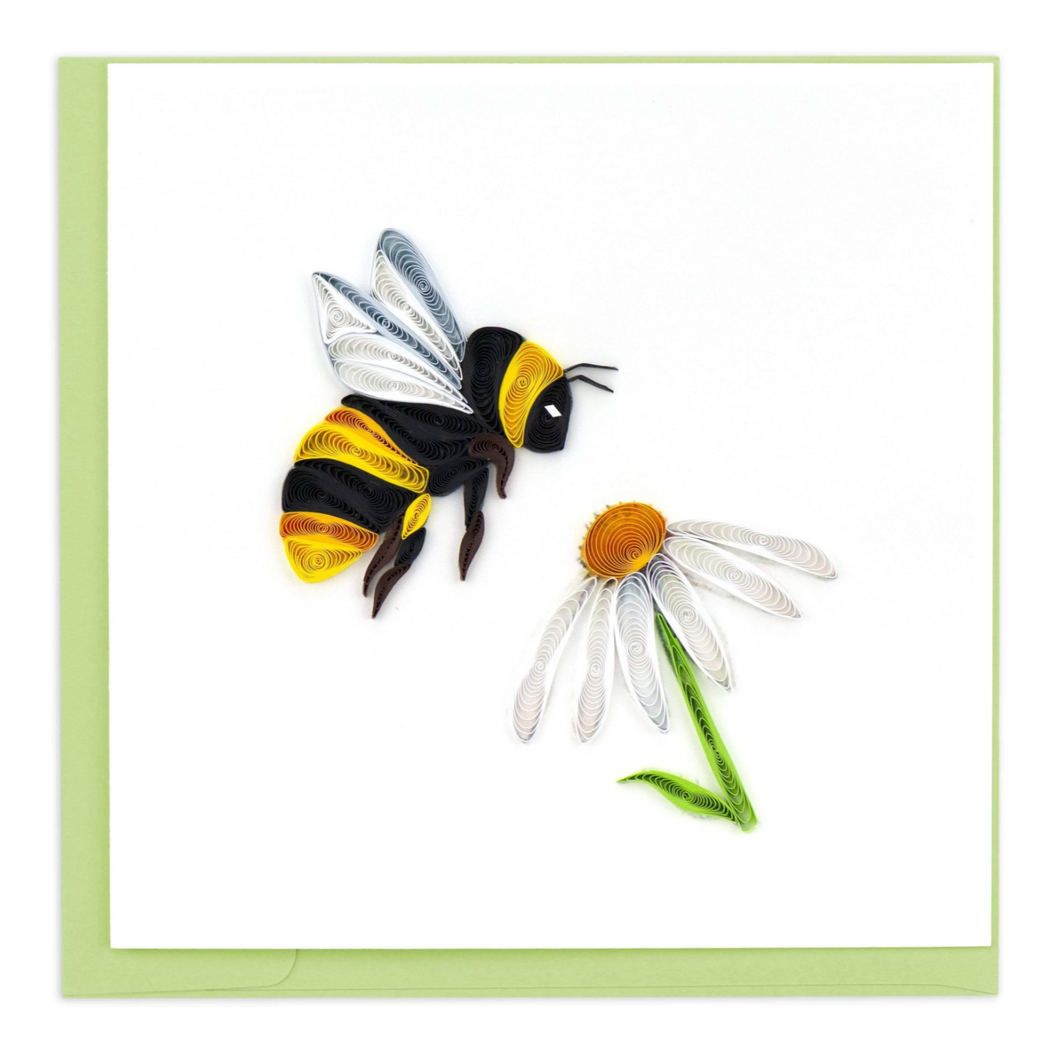 Quilling Card, Bumble Bee