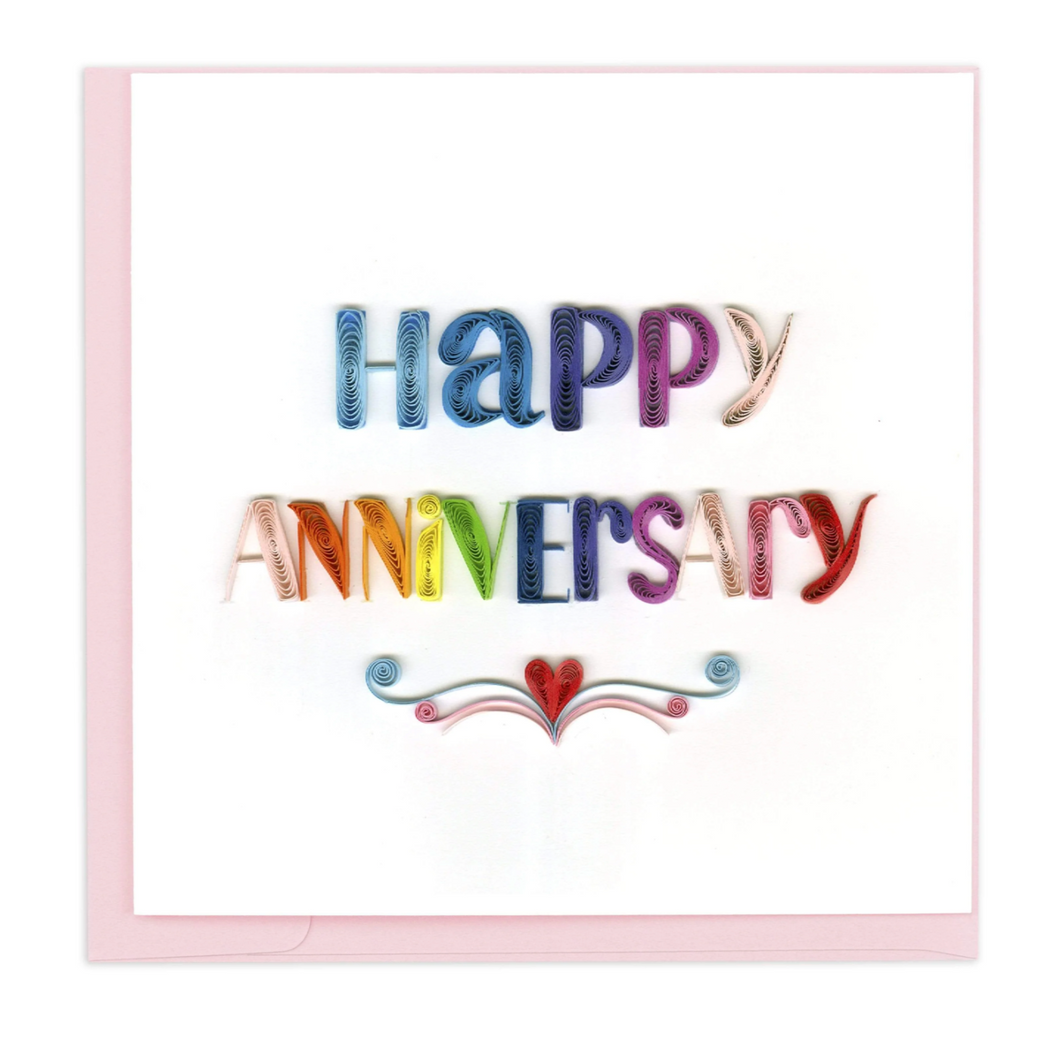 Quilling Card, Happy Anniversary
