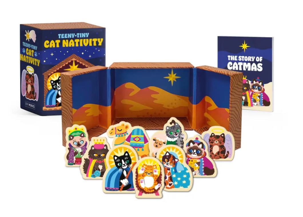 Teeny-Tiny Cat Nativity, Mini Kit
