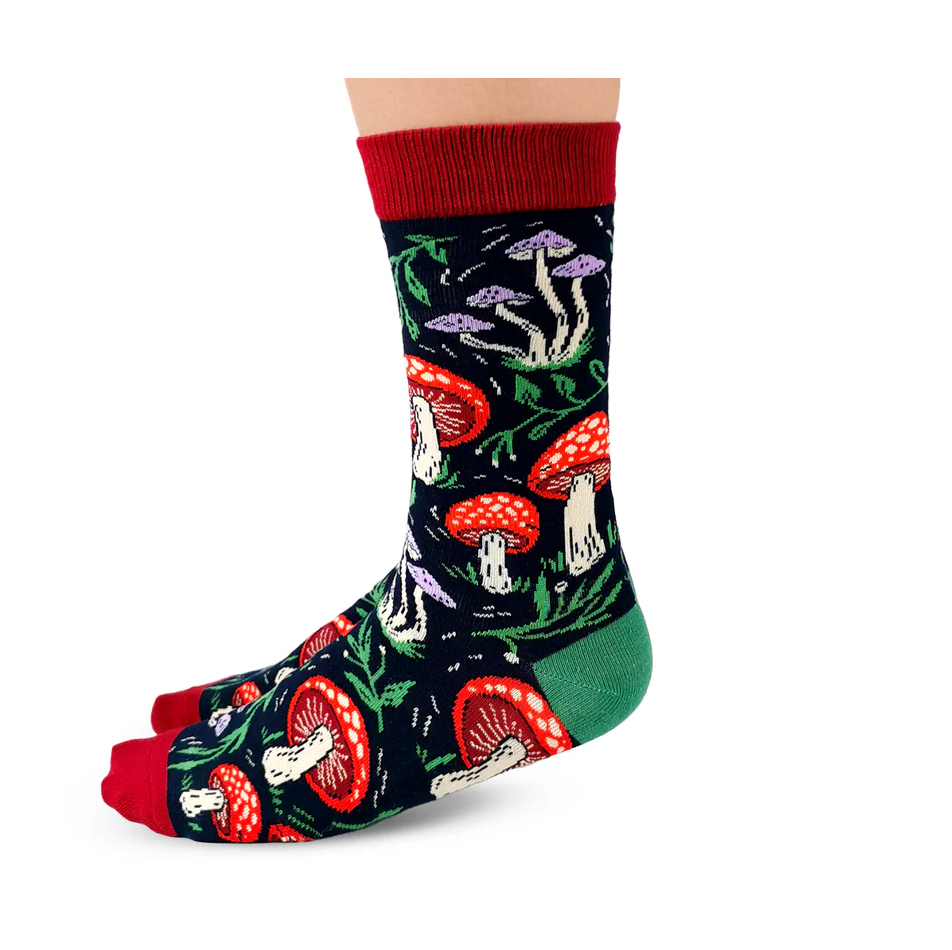 Ladies Socks, Mushroom Magic