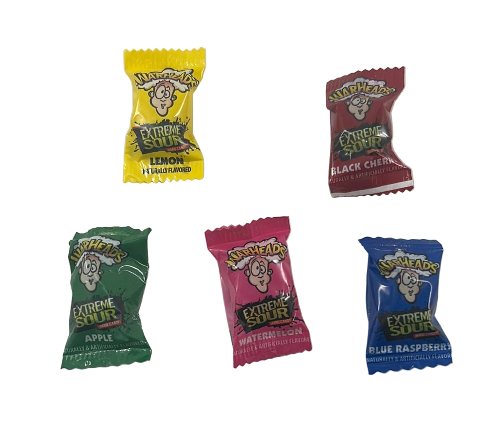 Warheads, Extreme Sour, Single  Hard Candies