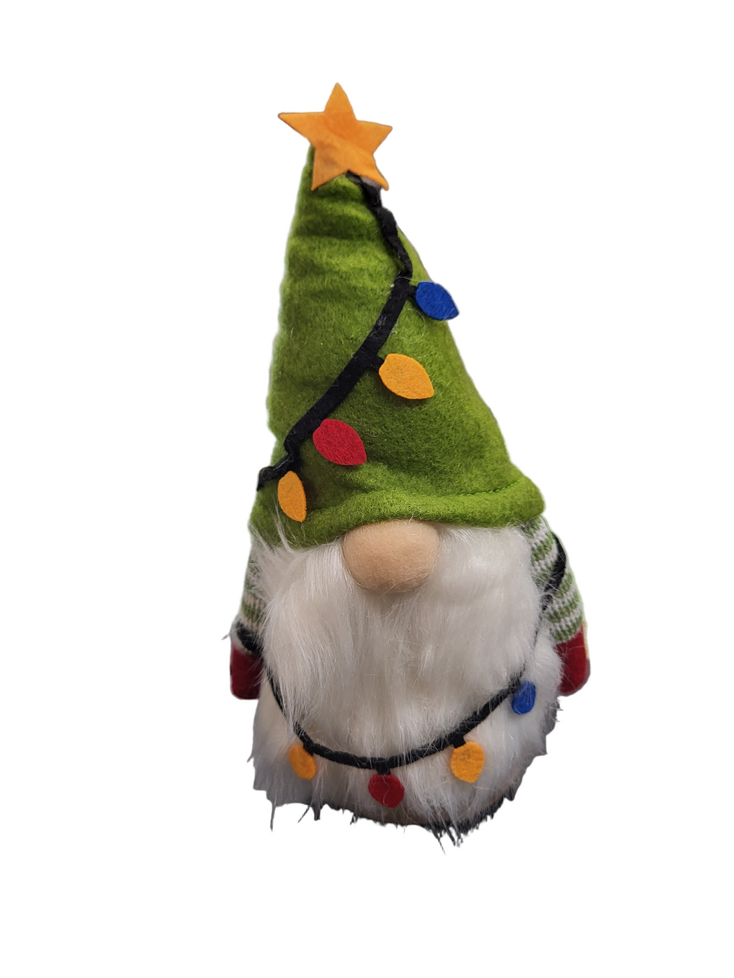 Gnome with Christmas Lights