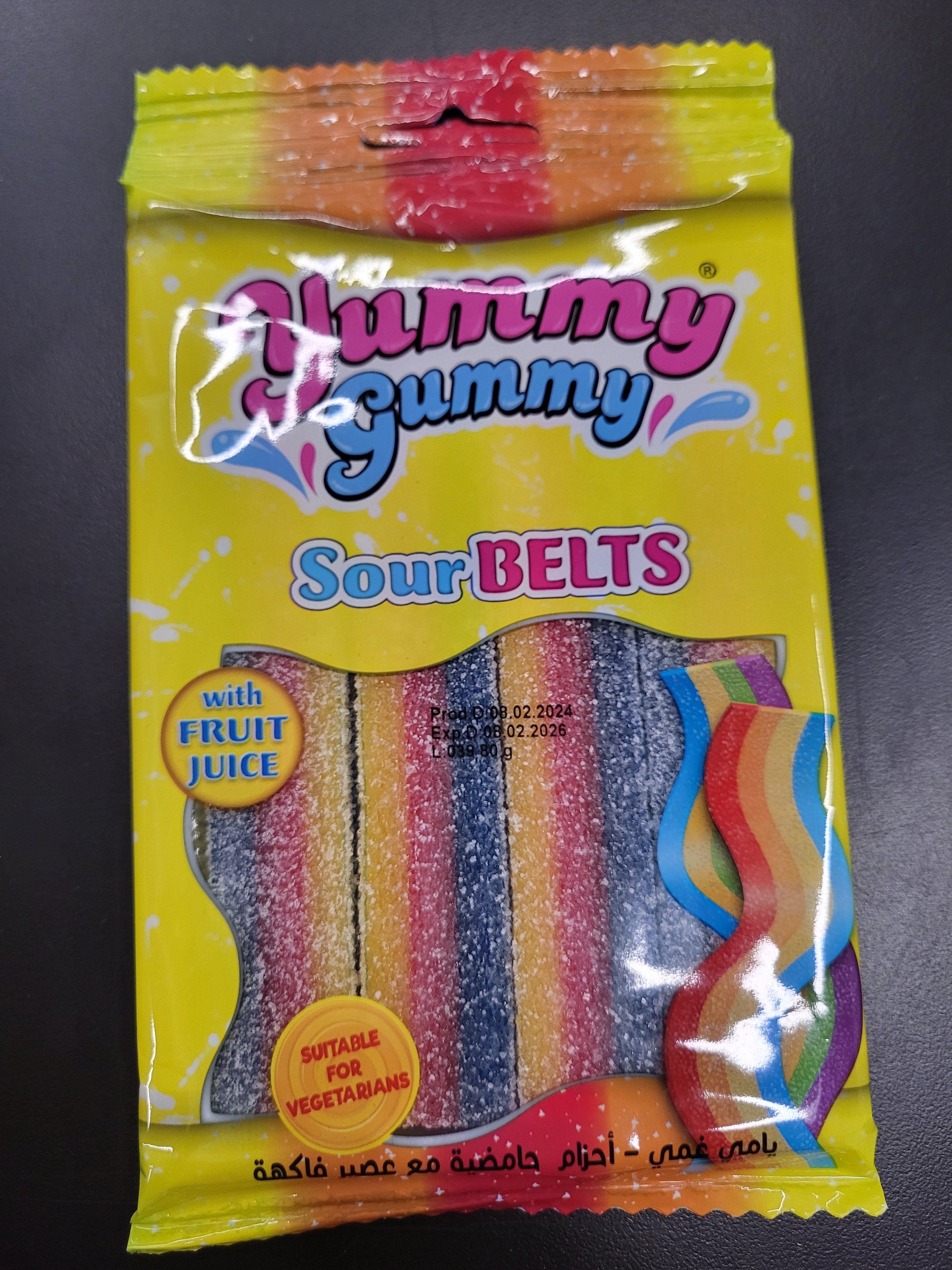 Yummy Gummy, Sour Belts – Be-a-Bella Candy & Gifts
