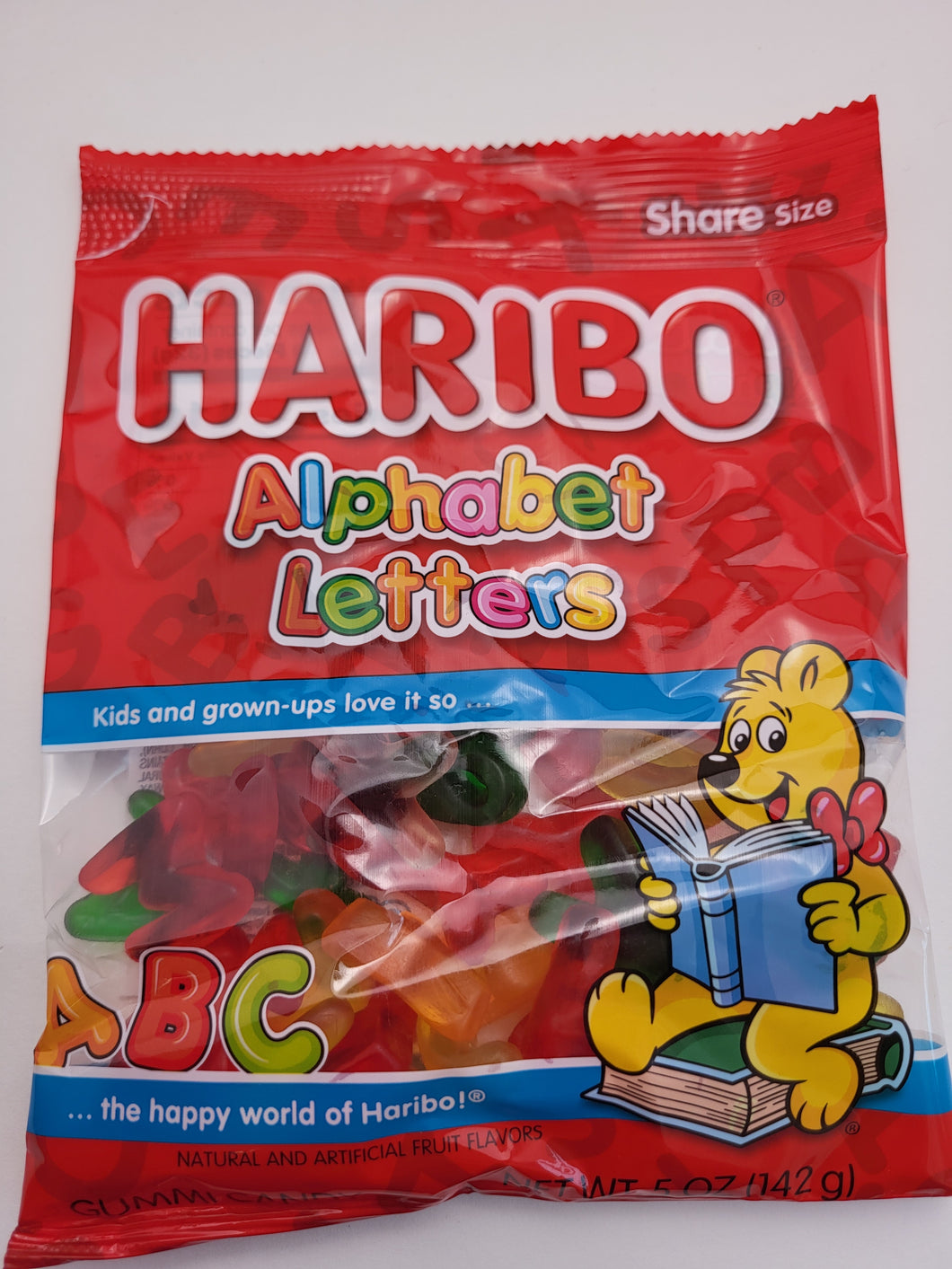 Hanging Bag, Haribo Alphabet Letters