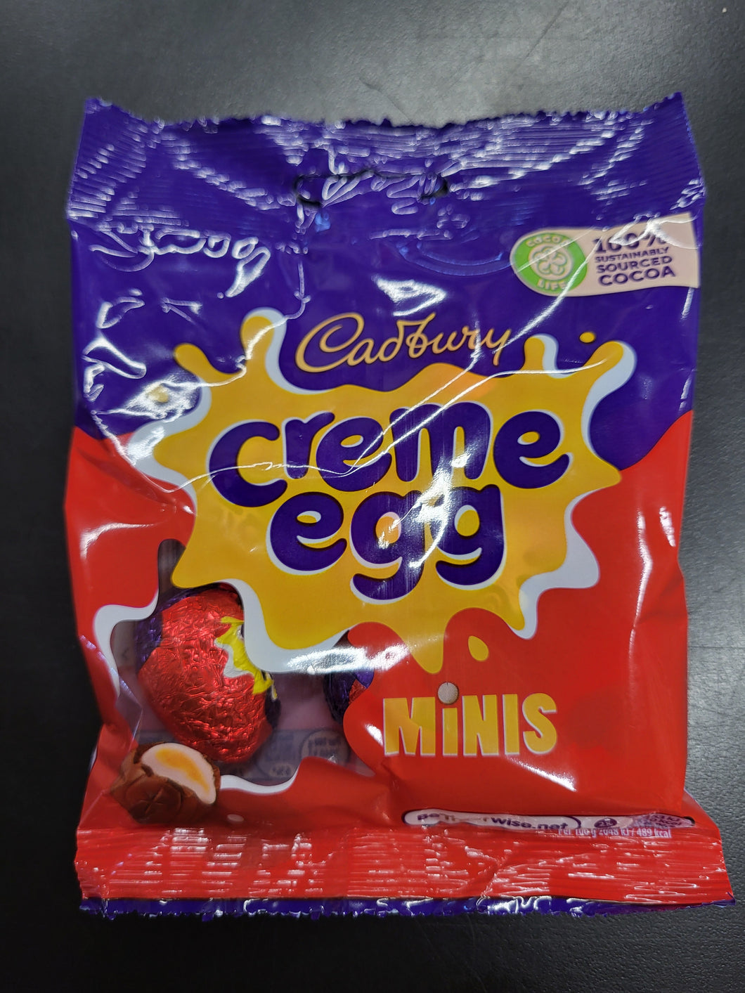 Chocolate Bar, mini creme egg bags