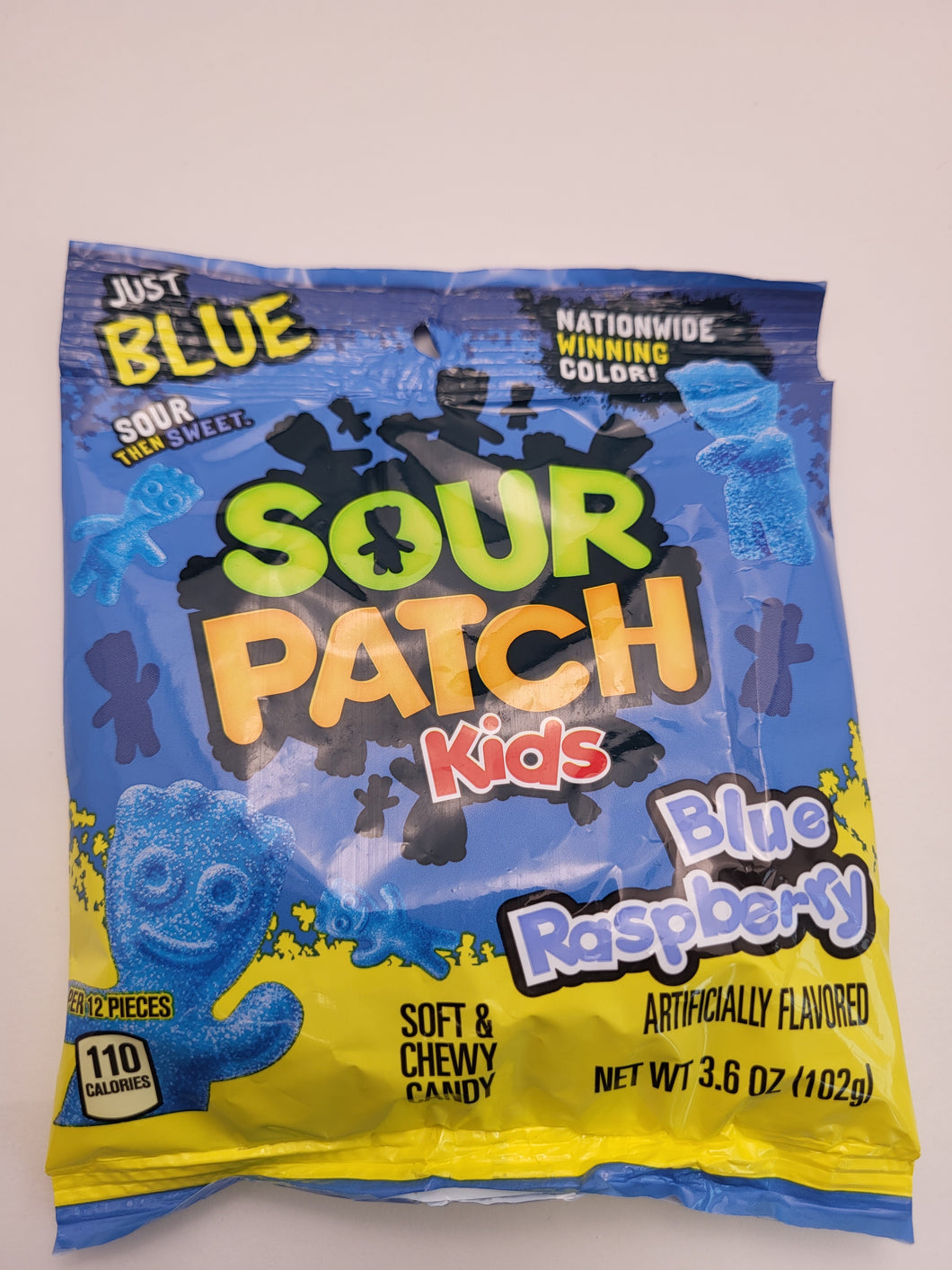 Hanging Bag, Sour Patch Kids, Blue Raspberry