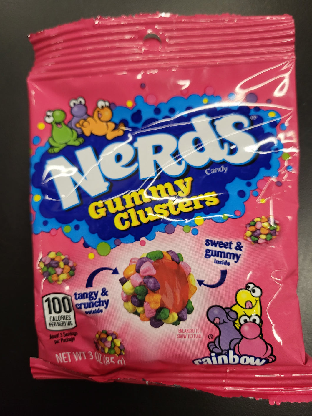 Hanging Bag, Nerds, Gummy Clusters (3oz)