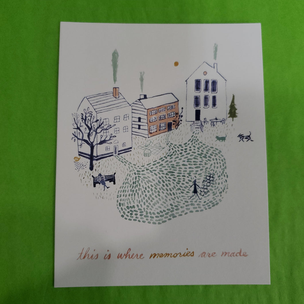 Greeting Card, This Is Where Memories Are Made