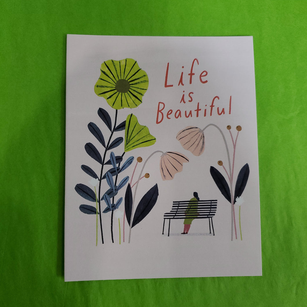 Greeting Card, Life Is Beautiful