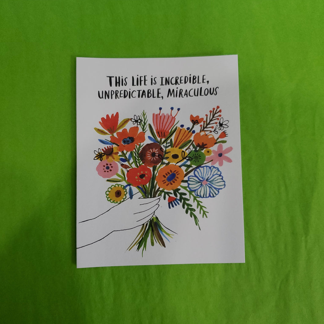 Greeting Card, This Life Is Incredible