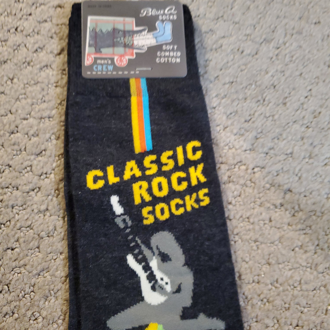 Men's Crew Socks, Classic Rock