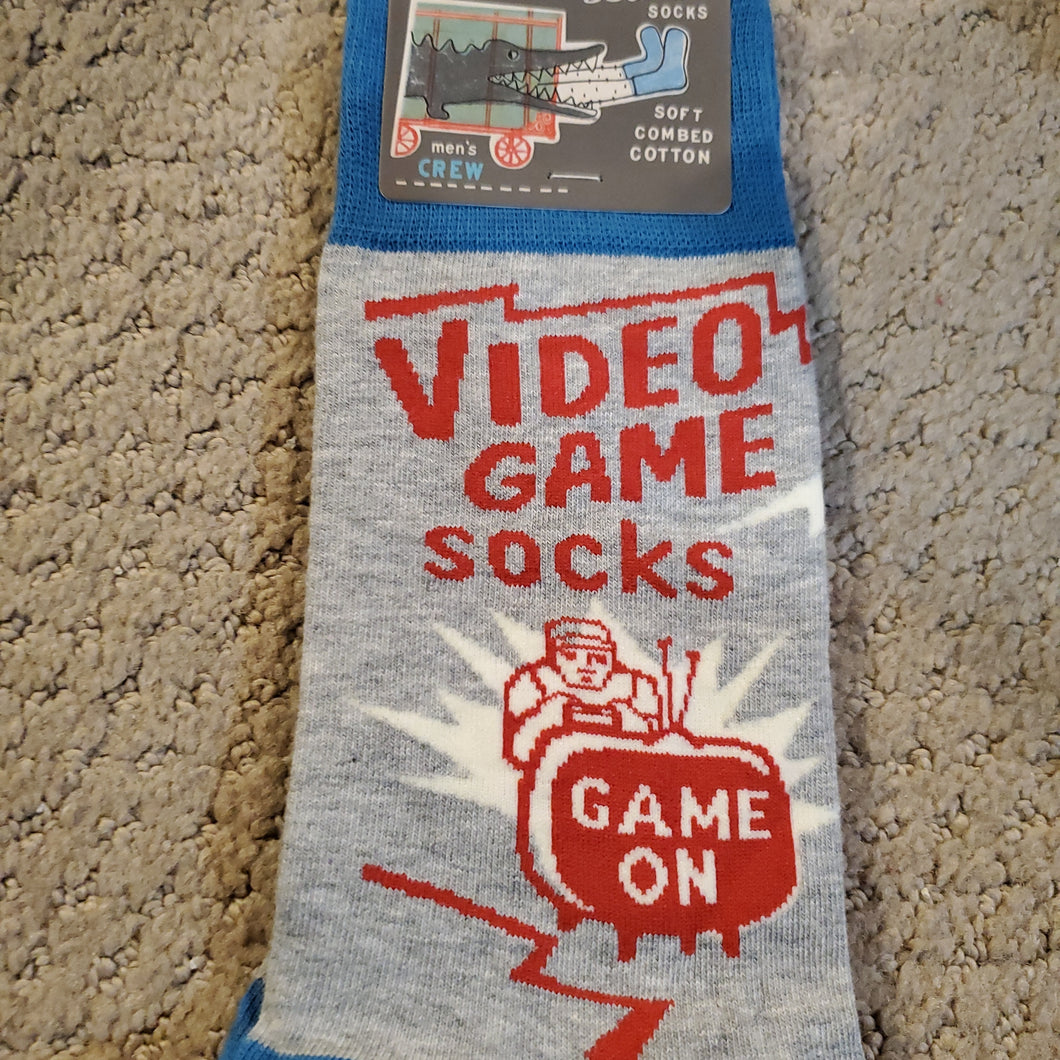 Men's Crew Socks, Video Game Socks