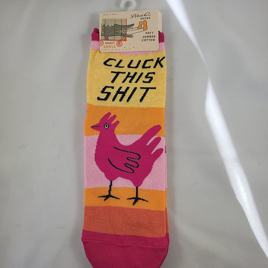 Ladies' Ankle Socks, Cluck This Shit