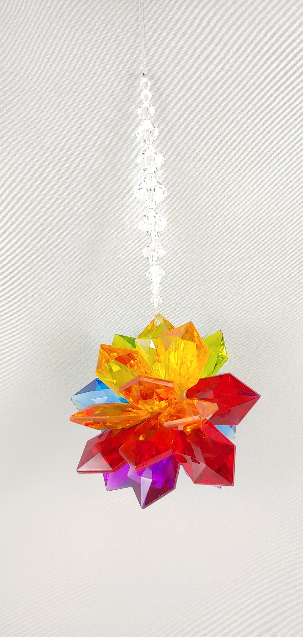 Suncatcher, Rainbow Starburst Ornament