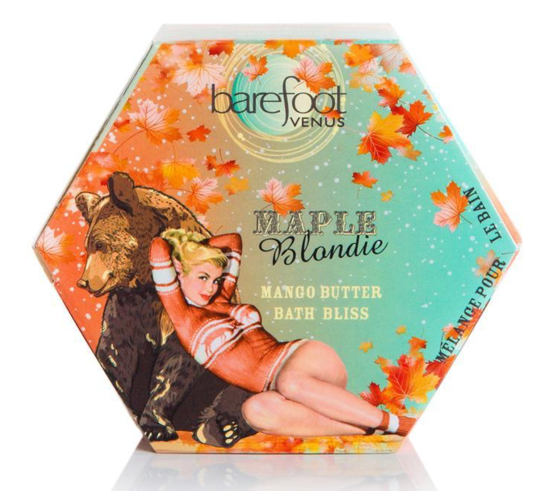 Barefoot Venus, Bath Bliss Gift Box, Maple Blondie, 100g