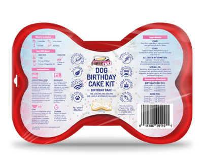 Dog Birthday Cake Kit, Birthday Cake