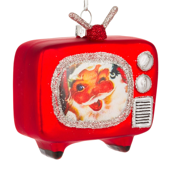 Christmas Ornament, Vintage TV