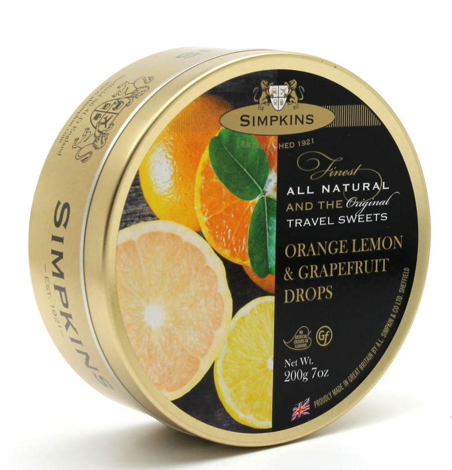 Simpkins, Orange, Lemon, & Grapefruit Drops