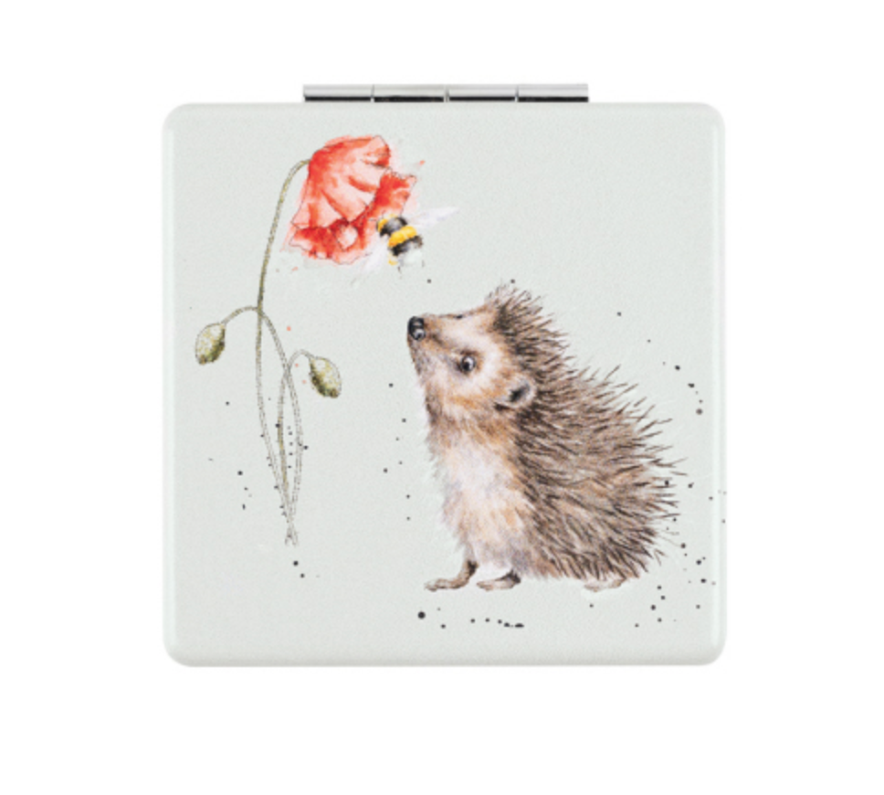 Compact Mirror, Hedgehog, Busy as a Bee