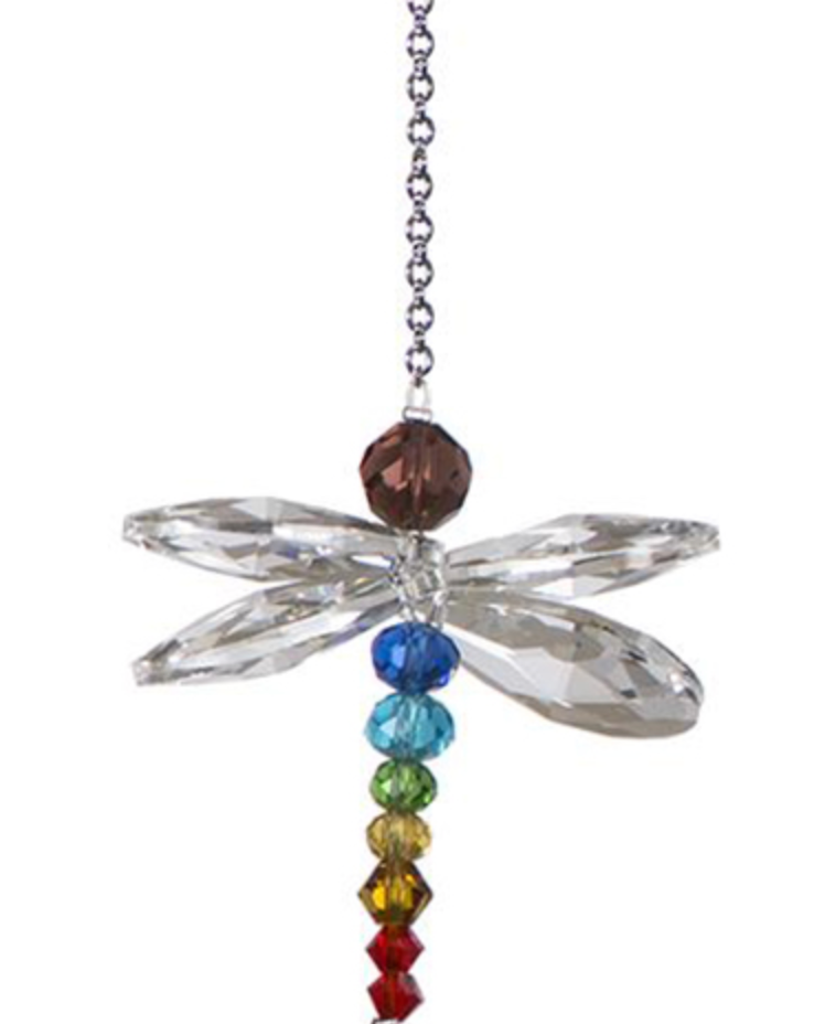 Crystal, Dragonfly, Suncatcher, Assorted Colours
