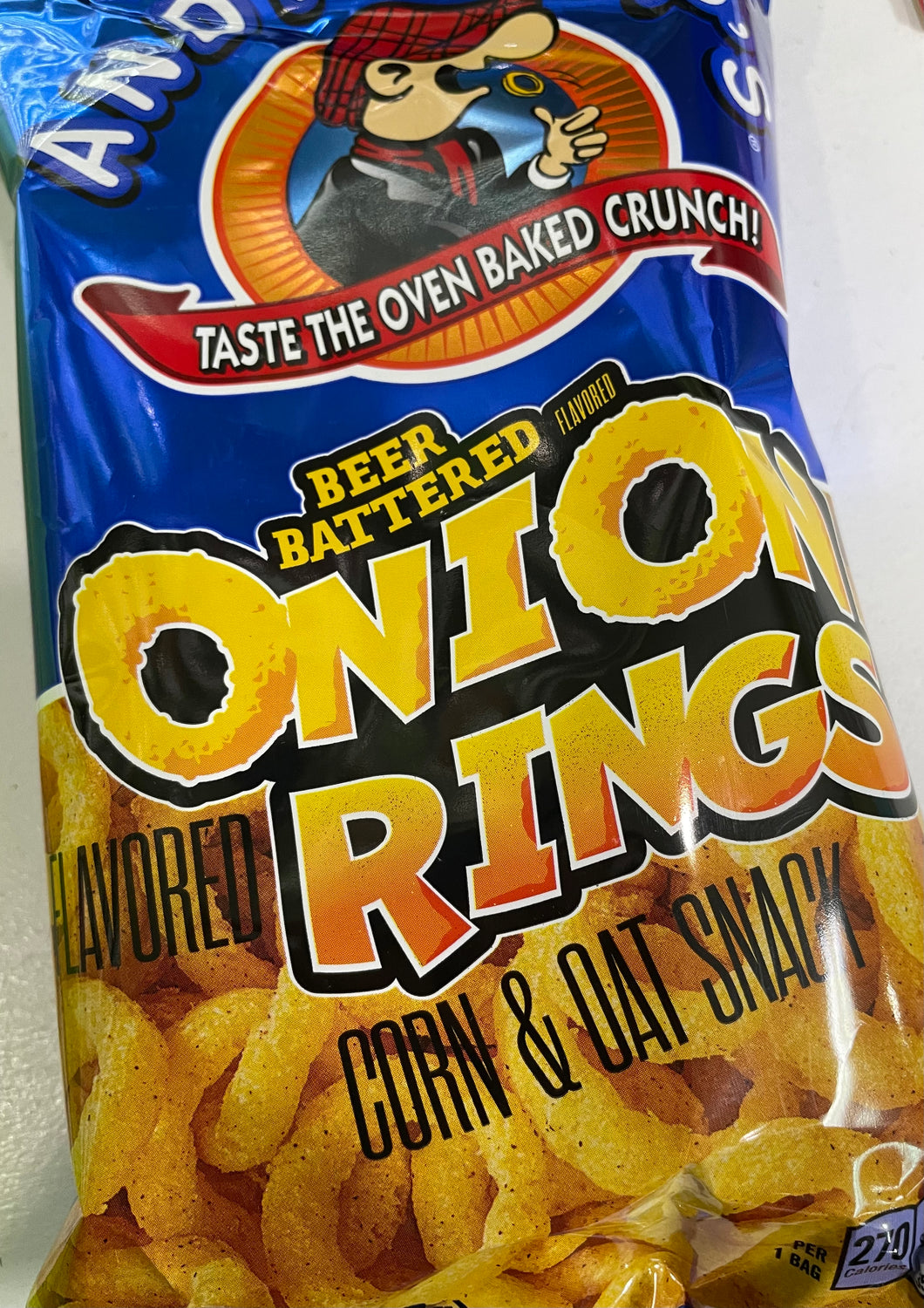 Chips, Andy Capp’s, Beer Battered Onion Rings
