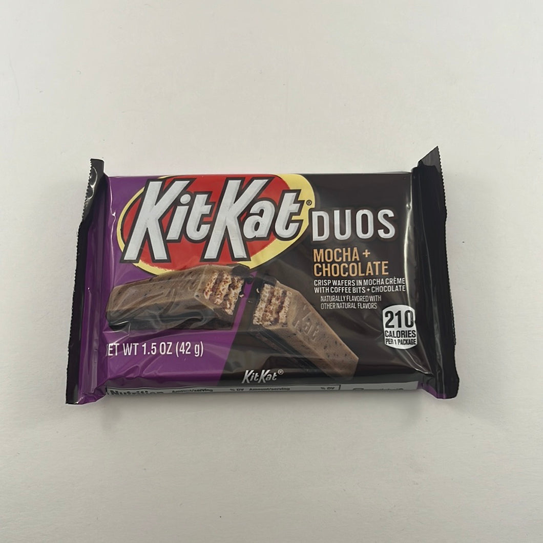 Chocolate Bar, KitKat, Duos Mocha & Chocolate
