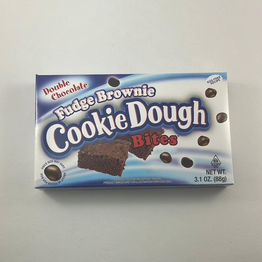 Theatre Box, Cookie Dough Bites, Fudge Brownie