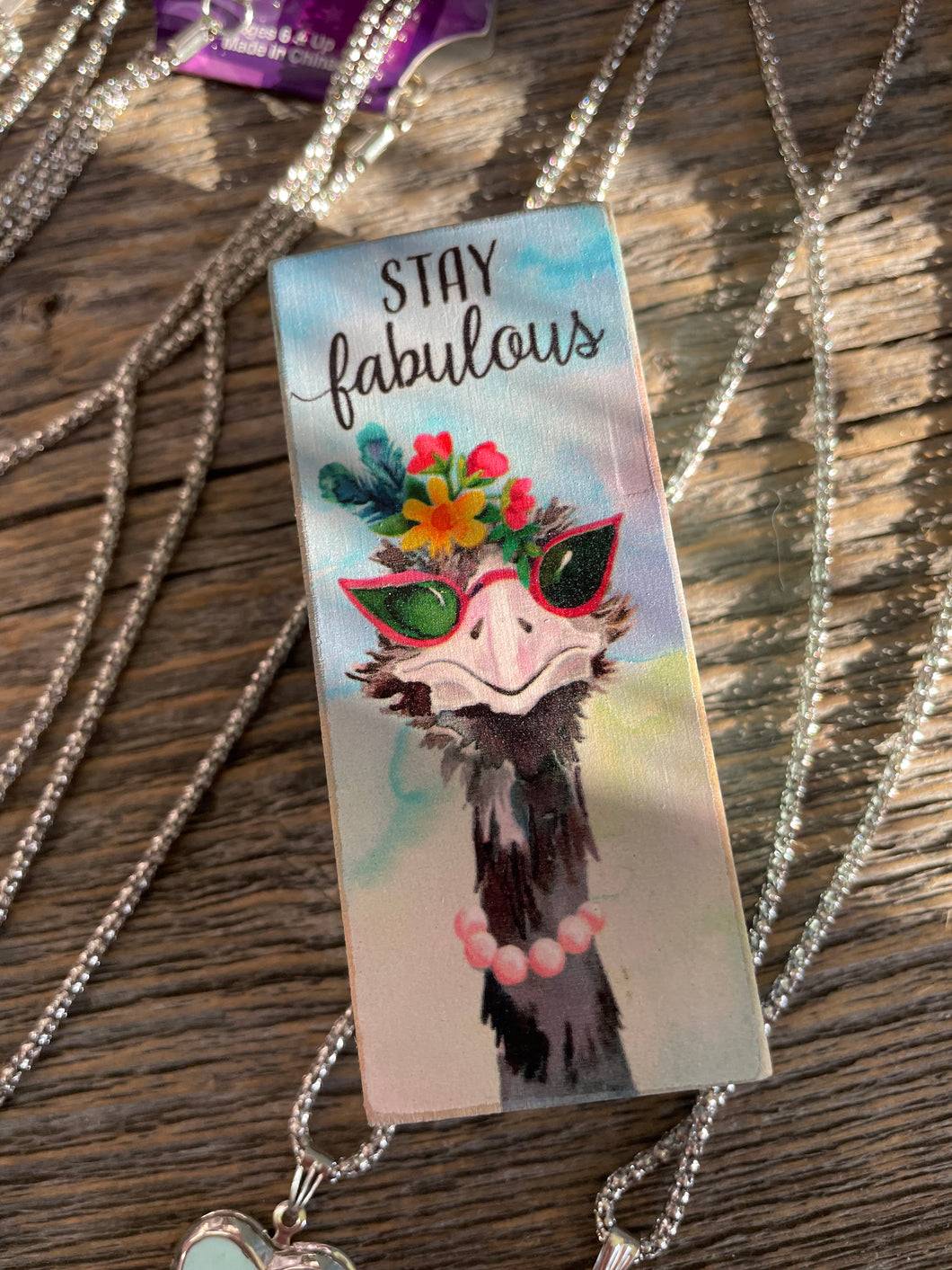 Wooden Sign, Stay Fabulous