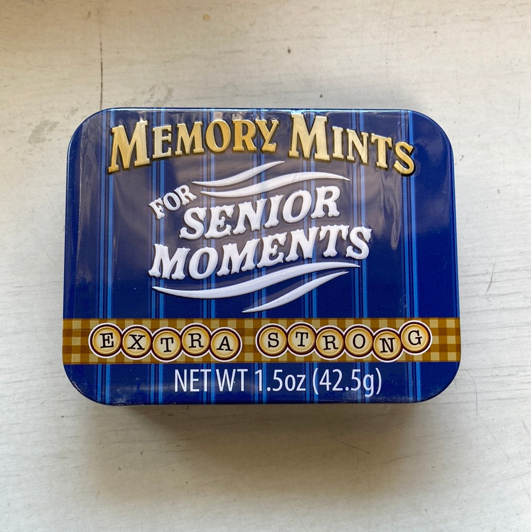 Boston America, Memory Mints, For Senior Moments