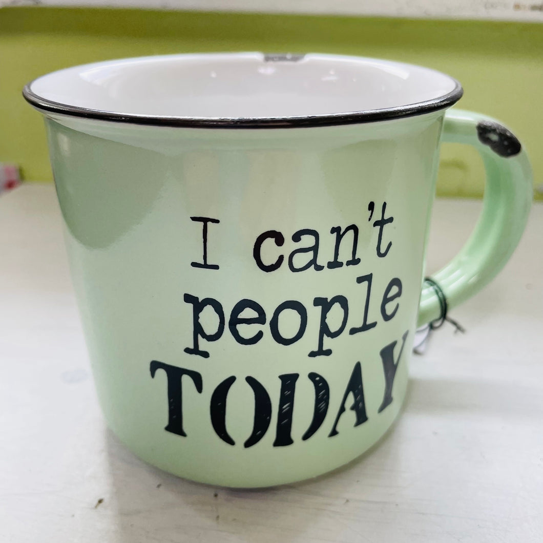 Mug, I Can't People