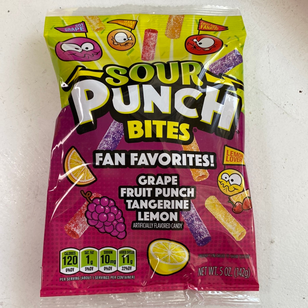 Hanging Bag, Sour Punch Bites, Fan Favourites