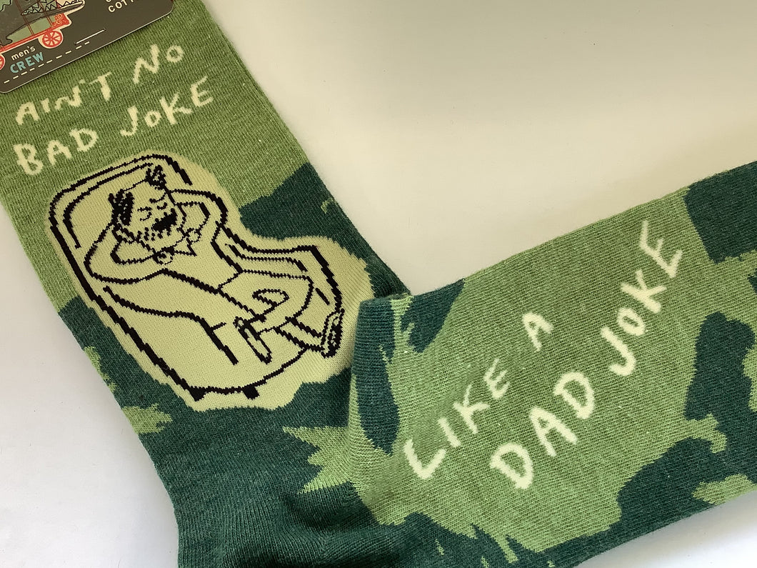 Men’s Crew Socks, Dad Joke