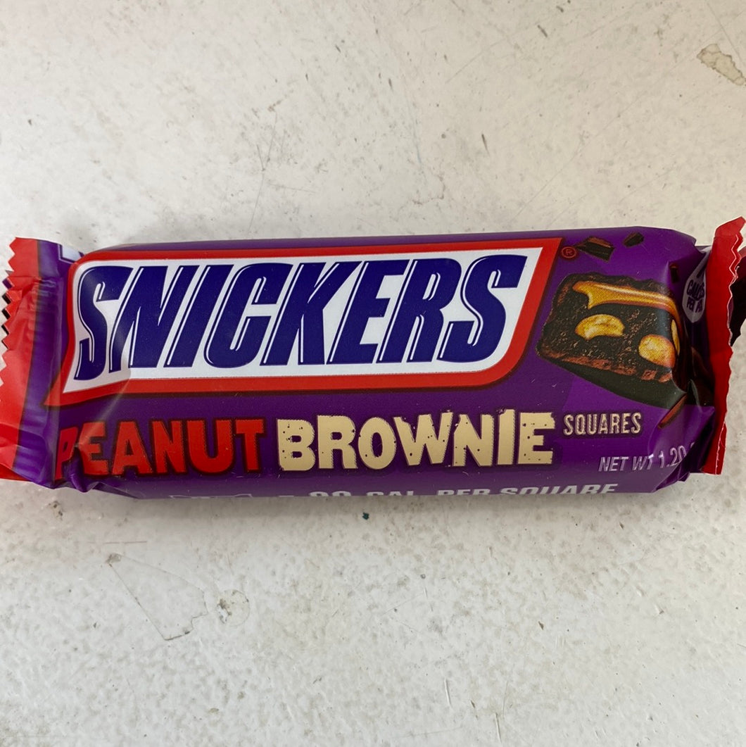 Chocolate Bar, Snickers, Peanut Brownie