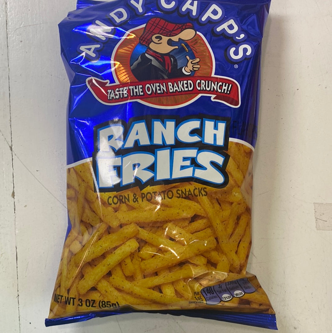 Chips, Andy Capp’s, Ranch Fries