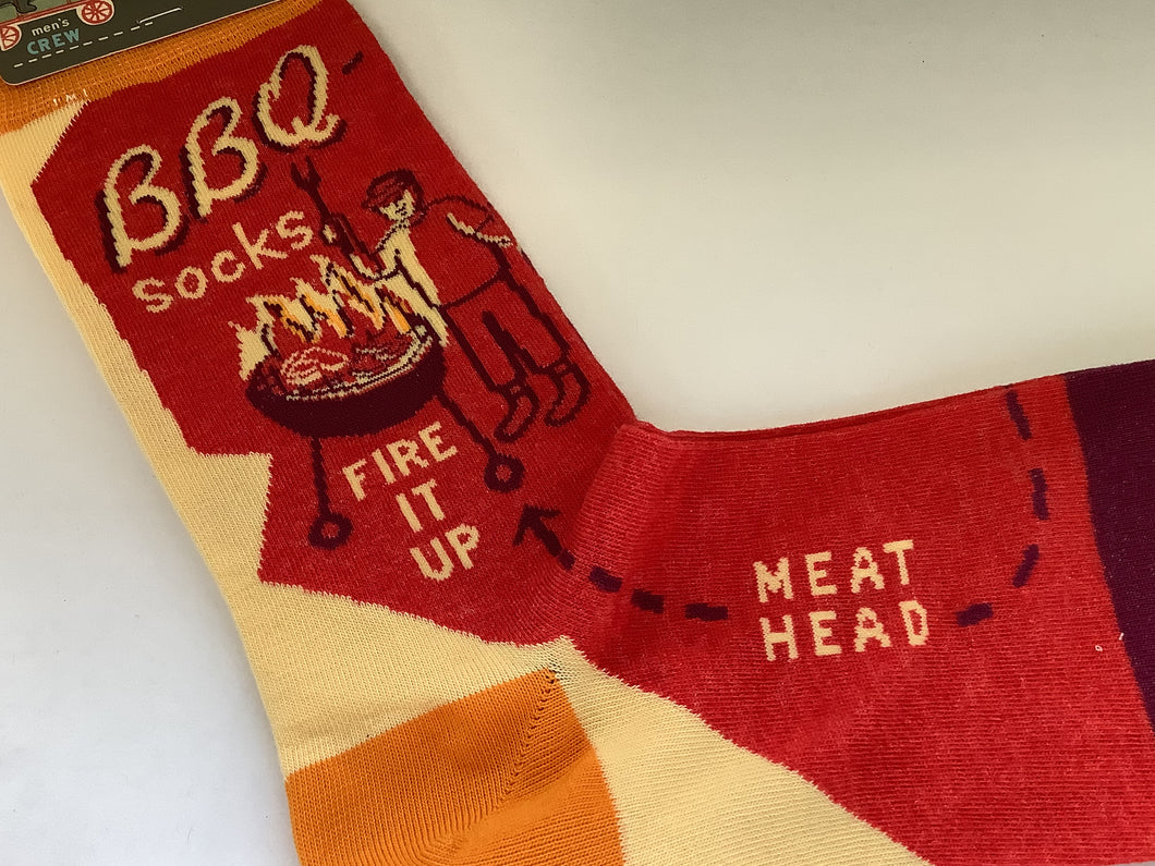 Men’s Crew Socks, BBQ