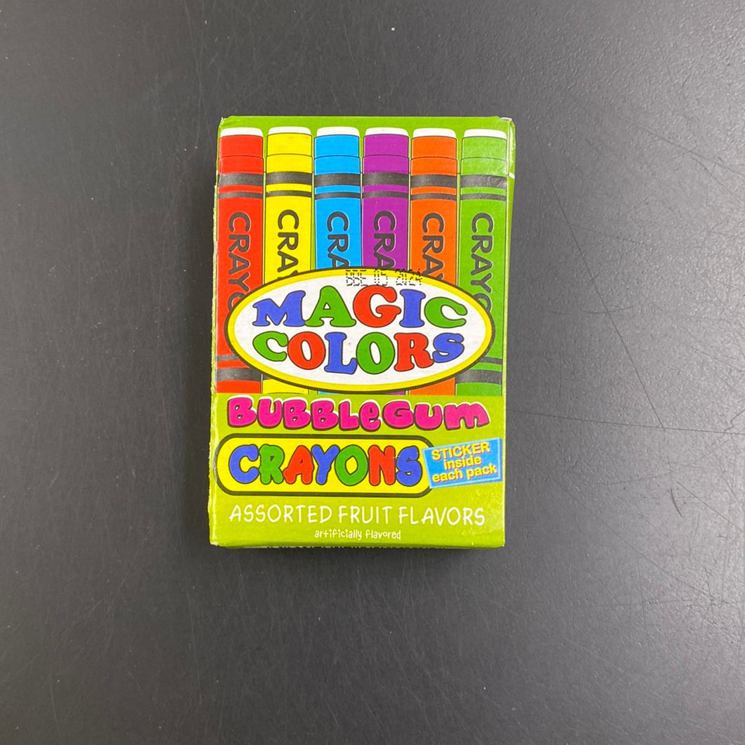 Gum, Magic Colors, Bubblegum Crayons