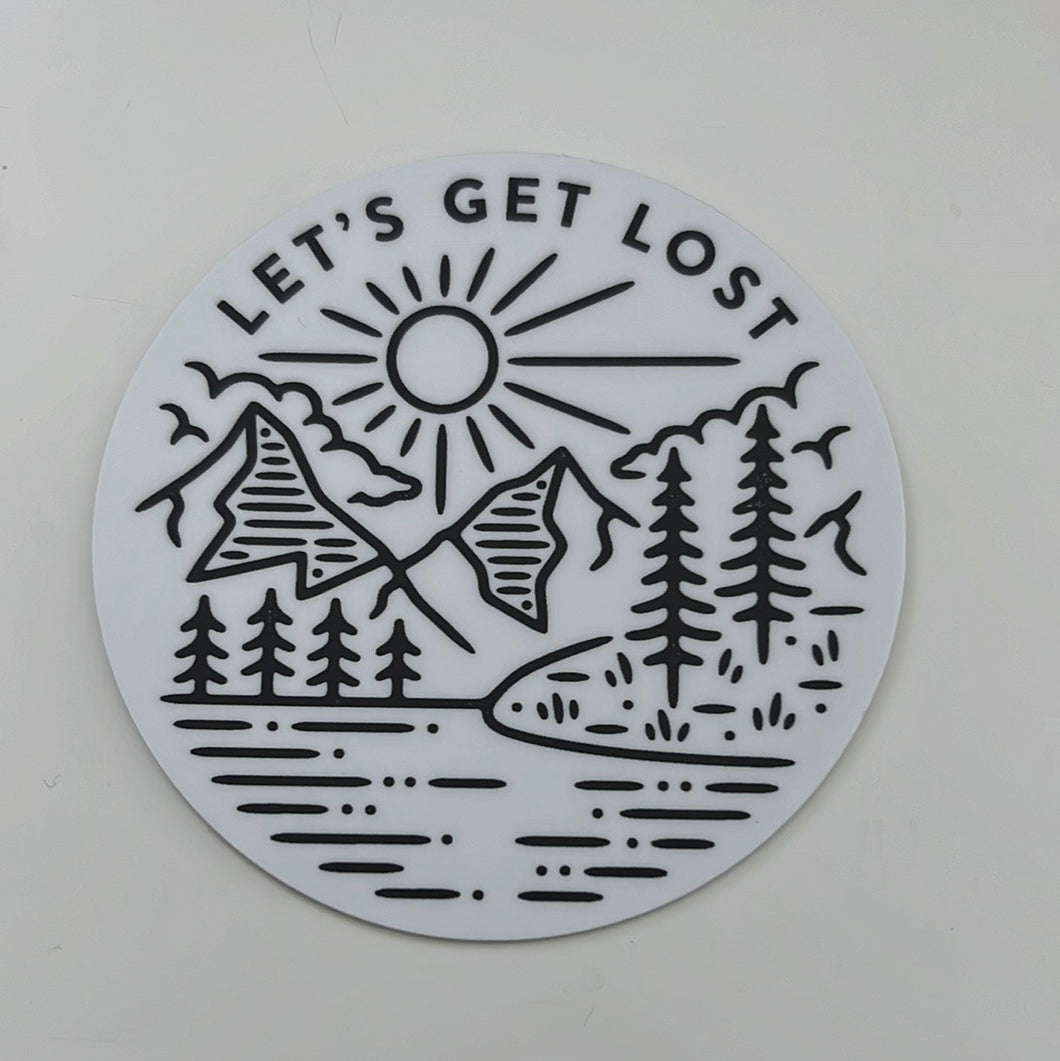 Sticker, Let's Get Lost