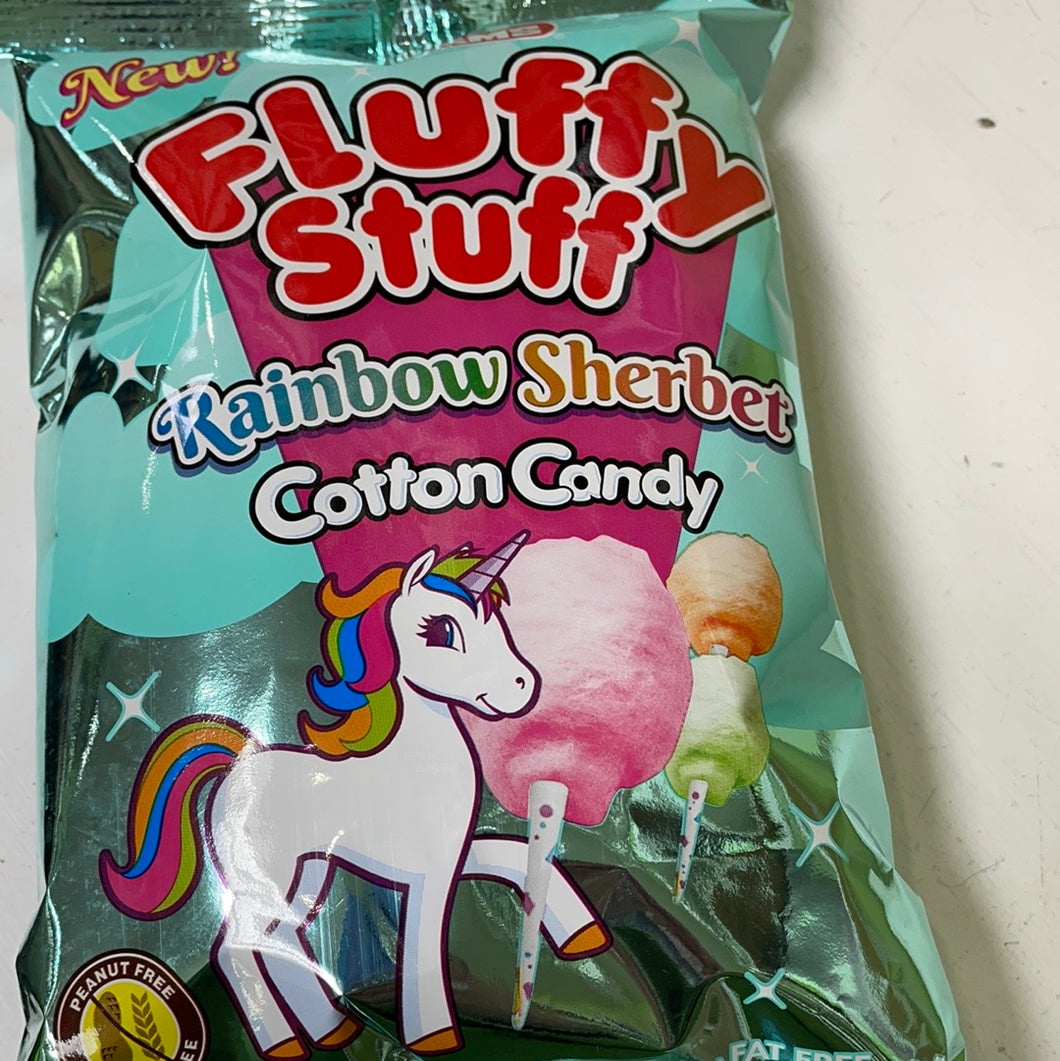 Cotton Candy, Fluffy Stuff, Rainbow Sherbet