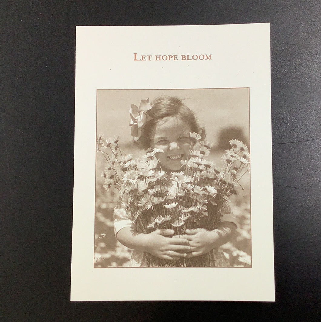 Greeting Card, Let Hope Bloom