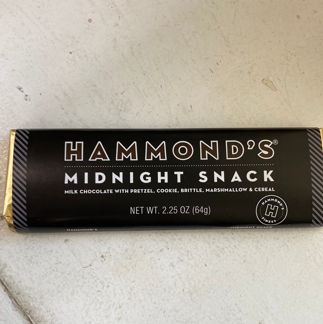 Chocolate Bar, Hammond’s, Midnight Snack