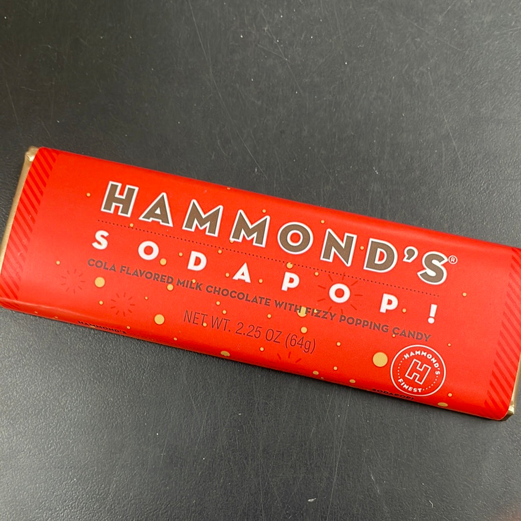 Chocolate Bar, Hammond’s, Soda Pop